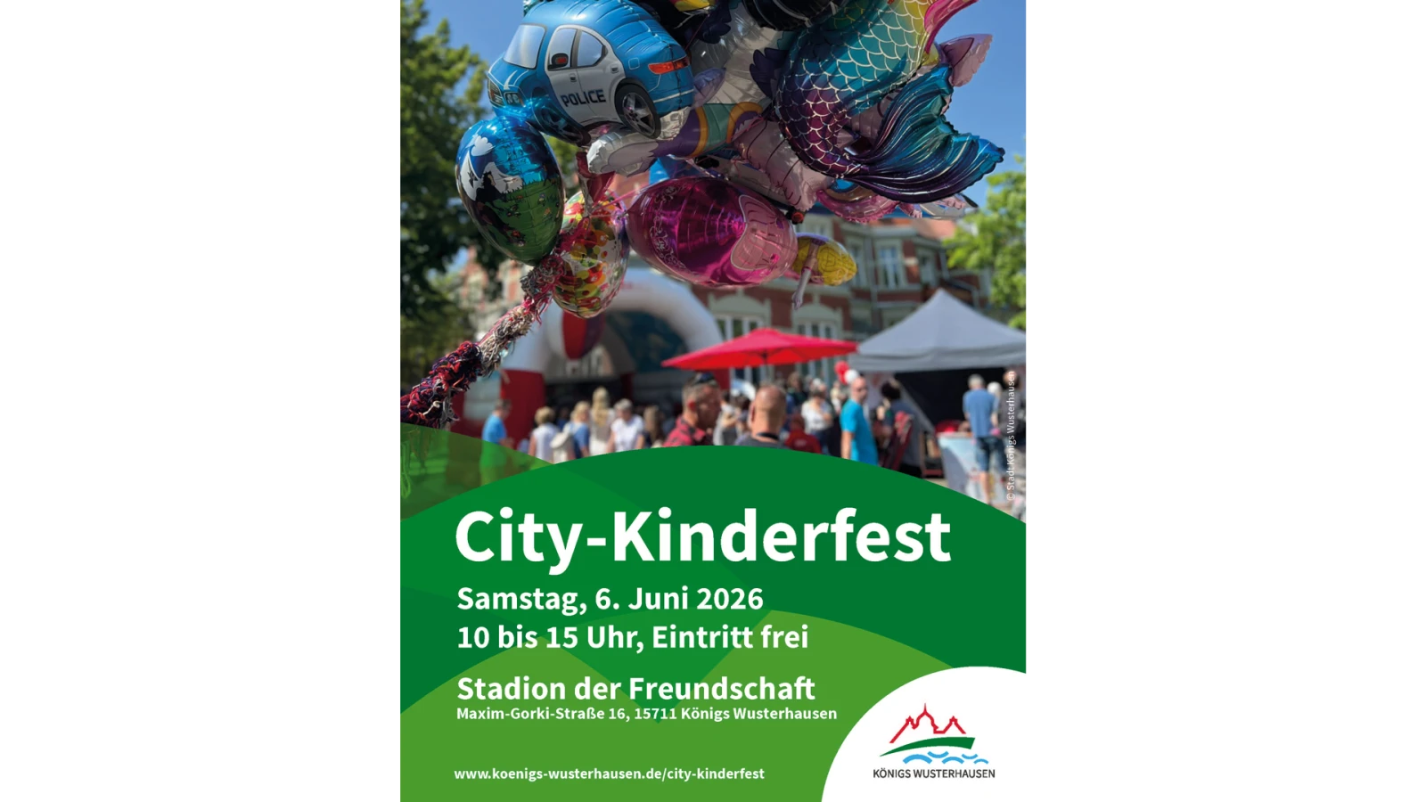 Radio TEDDY vor Ort beim CITY-KINDERFEST in Königs Wusterhausen Radio TEDDY vor Ort beim CITY-KINDERFEST in Königs Wusterhausen