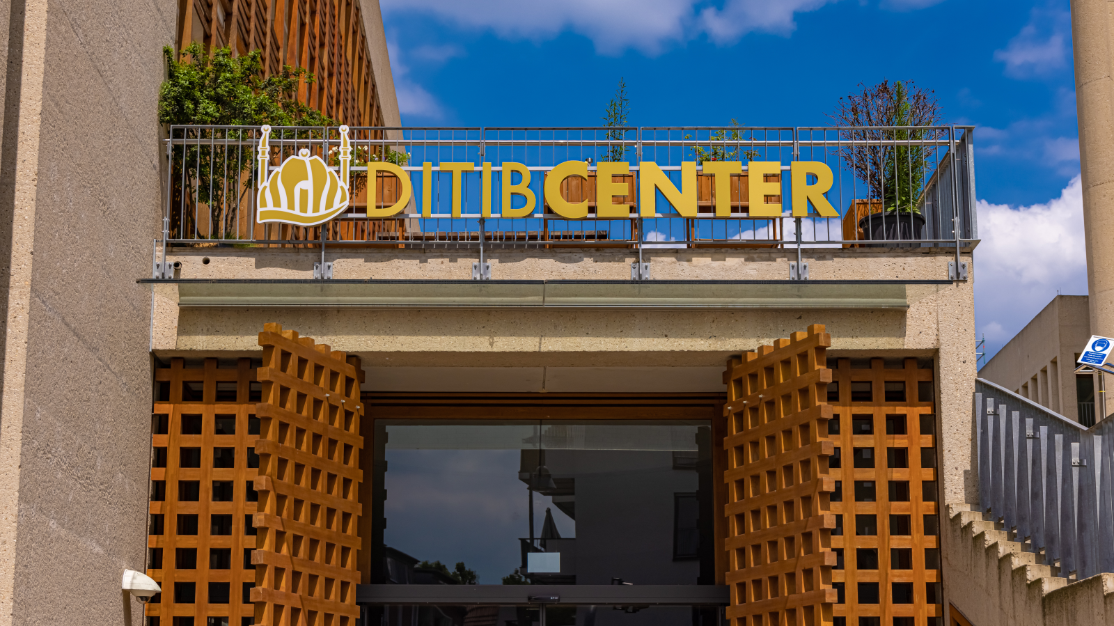 Ditib Center at the Central Mosque in Cologne - COLOGNE, GERMANY - JUNE 25, 2021, © shutterstock