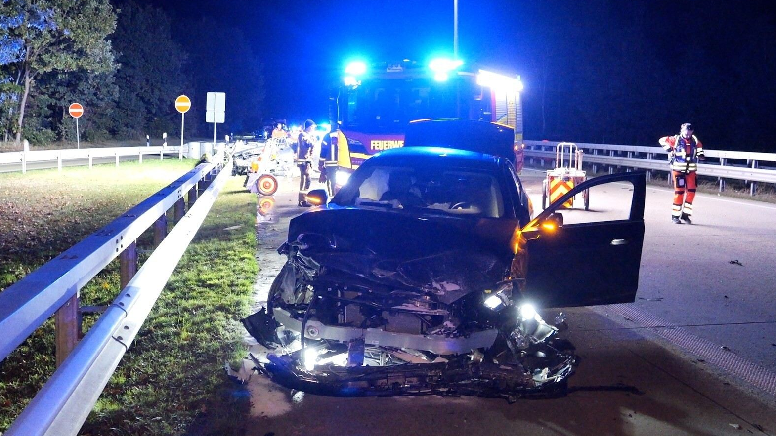 A5 Otoyolunda Sürüş Hatası 5 Yaralı Hastanelik!, © dpa