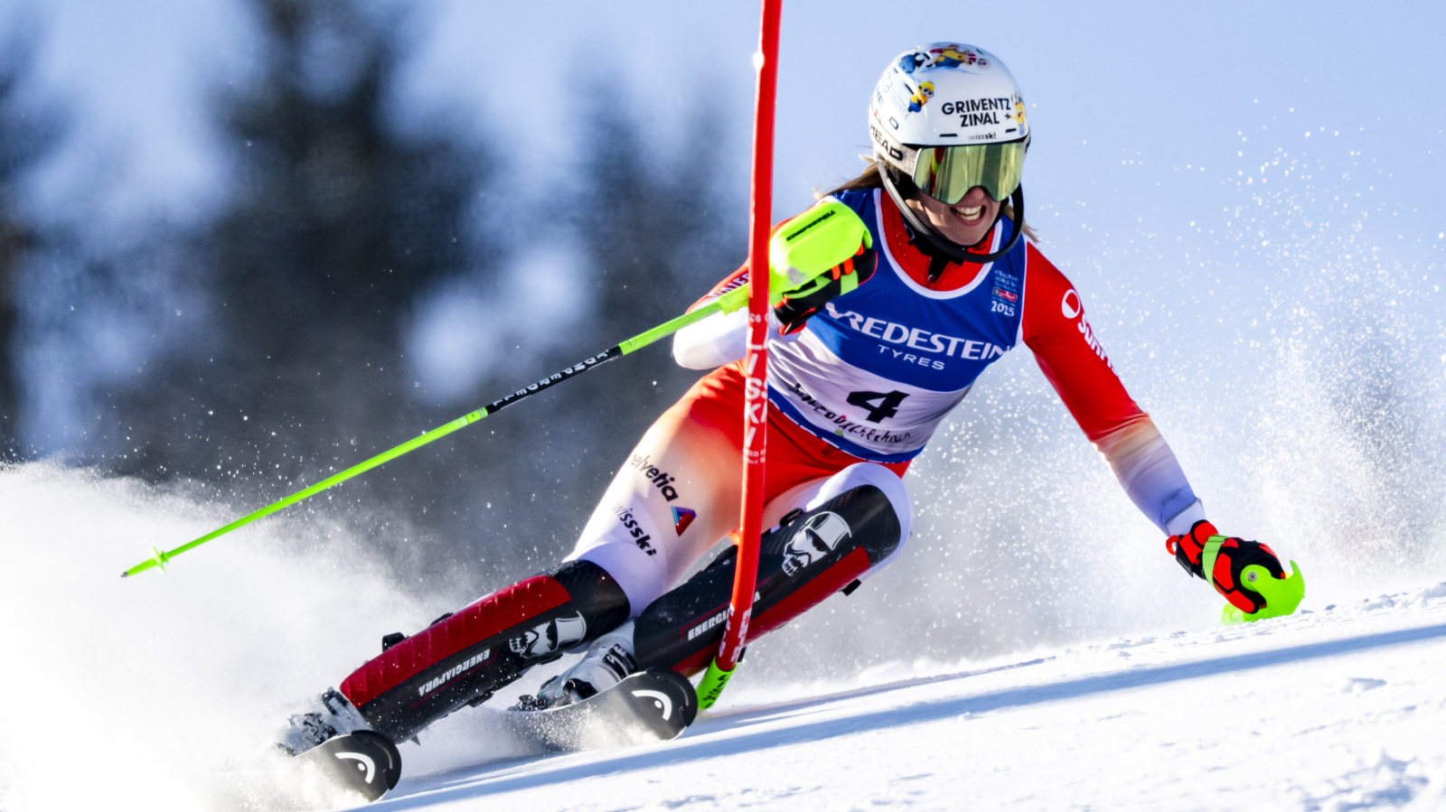 Gold für Camille Rast, Silber für Wendy Holdener, © Keystone/SDA