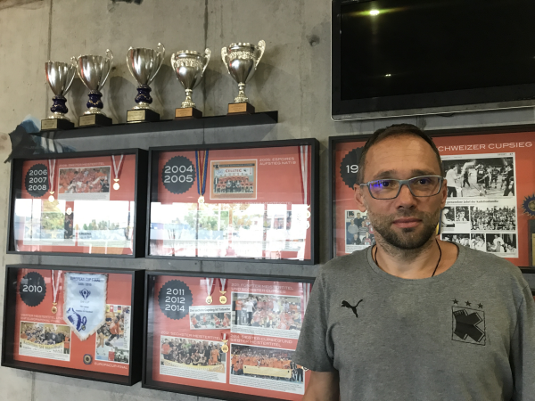 © Hrvoje Horvat, abtretender Trainer der Kadetten. Bild: Radio Munot.