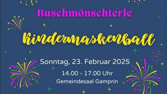 Kindermaskaball Gamprin, © zvg Kindermaskaball Gamprin, © zvg
