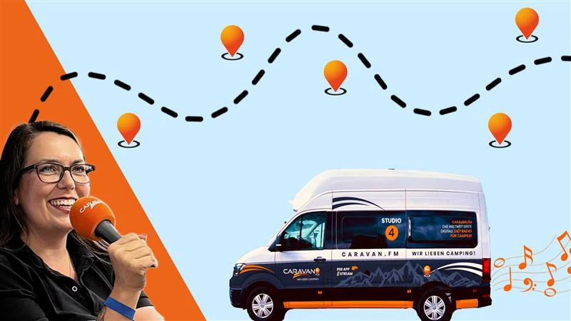Mellis Camping-Abenteuer: Hier ist sie 2025 unterwegs, © Foto: CARAVAN.fm Mellis Camping-Abenteuer: Hier ist sie 2025 unterwegs, © Foto: CARAVAN.fm