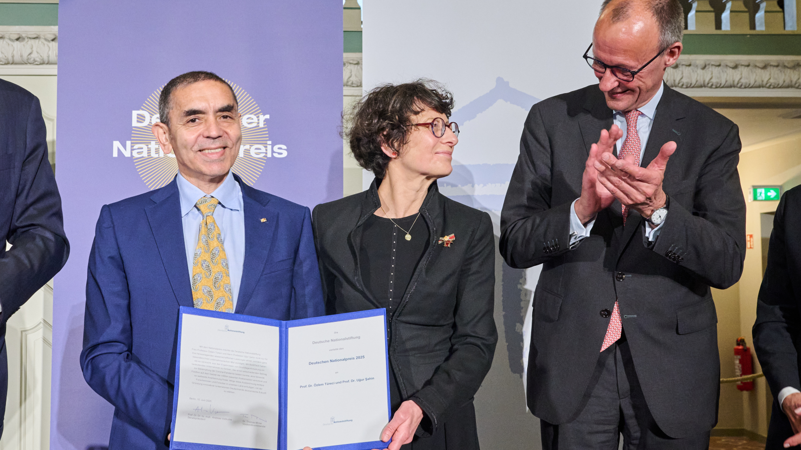 Biontech Kurucularına Alman Ulusal Ödülü!, © Annette Riedl/dpa