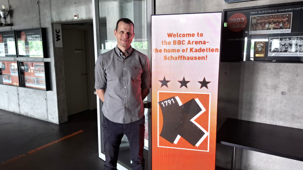 © David Graubner, Geschäftsführer der Kadetten. Bild: Radio Munot.