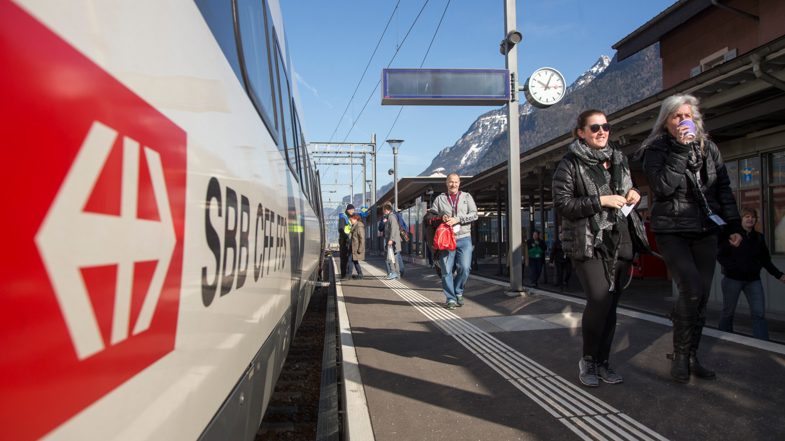 Gute Pünktlichkeit bei den SBB 2023, © Keystone / SBB / Gian Vaitl