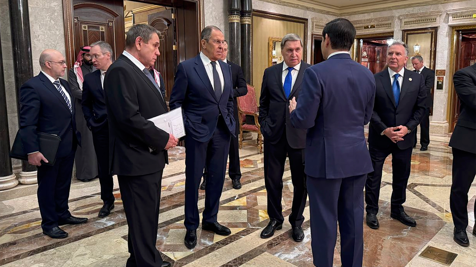 Langes Treffen zwischen Rubio und Lawrow in Riad, © Keystone/SDA