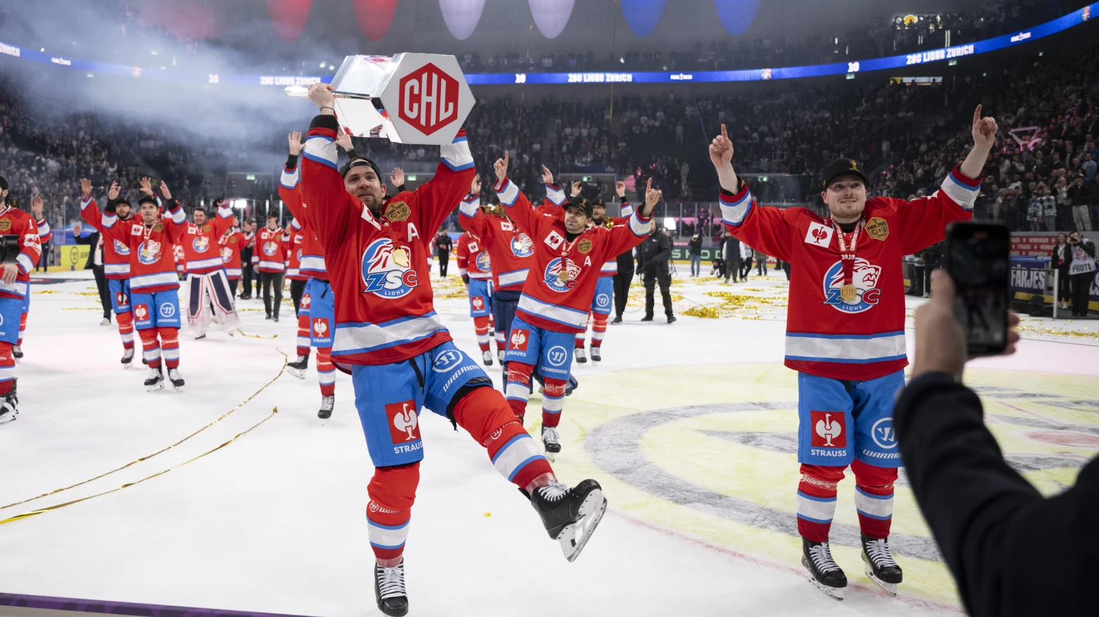 Die ZSC Lions zurück an Europas Spitze, © Keystone/SDA Die ZSC Lions zurück an Europas Spitze, © Keystone/SDA