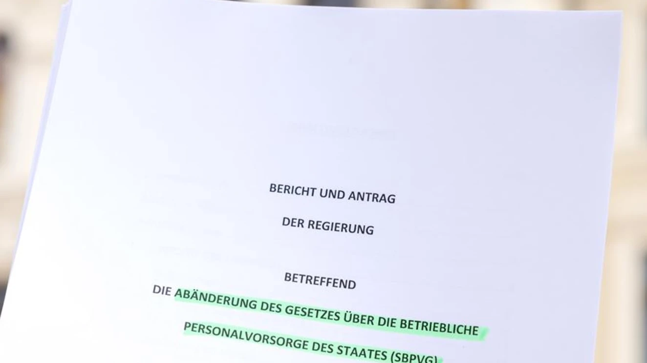 Liechtensteiner befürworten Neuausrichtung der staatlichen Pensionskasse, © regierung.li Liechtensteiner befürworten Neuausrichtung der staatlichen Pensionskasse, © regierung.li