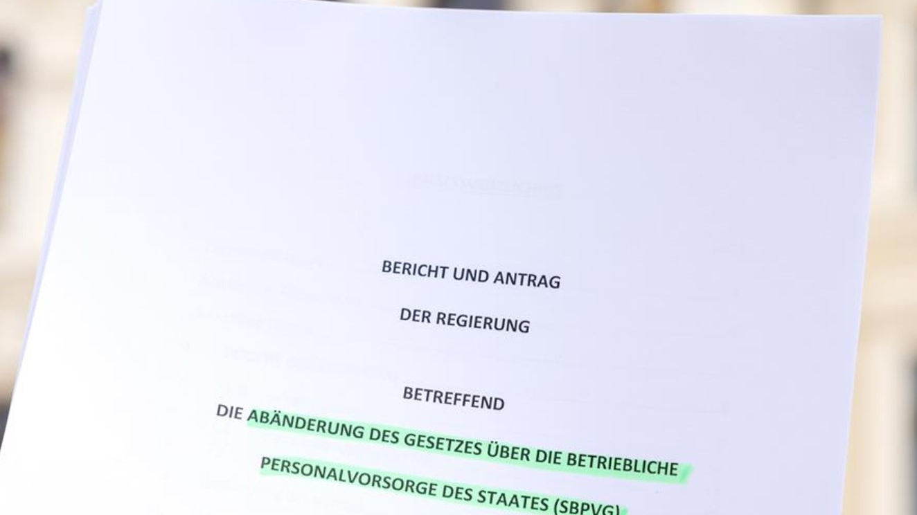 Liechtensteiner befürworten Neuausrichtung der staatlichen Pensionskasse, © regierung.li