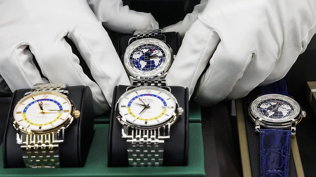 Uhrenexporte legen zu Jahresbeginn weiter zu, © Keystone/SDA Uhrenexporte legen zu Jahresbeginn weiter zu, © Keystone/SDA