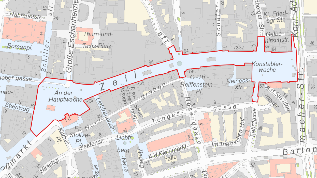 Frankfurt’ta Yılbaşı Önlemleri: Ünlü Köprü ve Alışveriş Caddesinde Havai Fişek Yasağı, © Copyright-Ordnungsamt-Frankfurt-am-Main