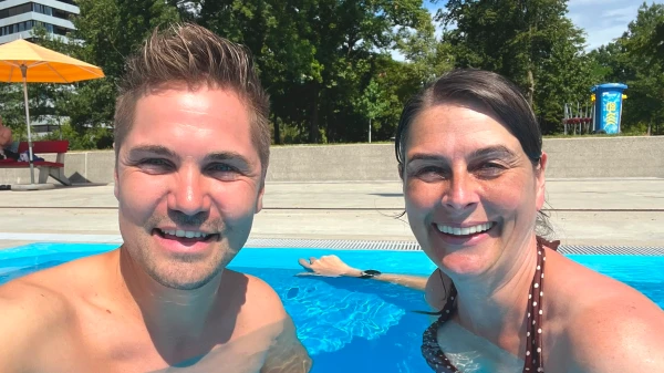 Basler Regierungsrätin Stephanie Eymann geht baden Basler Regierungsrätin Stephanie Eymann geht baden