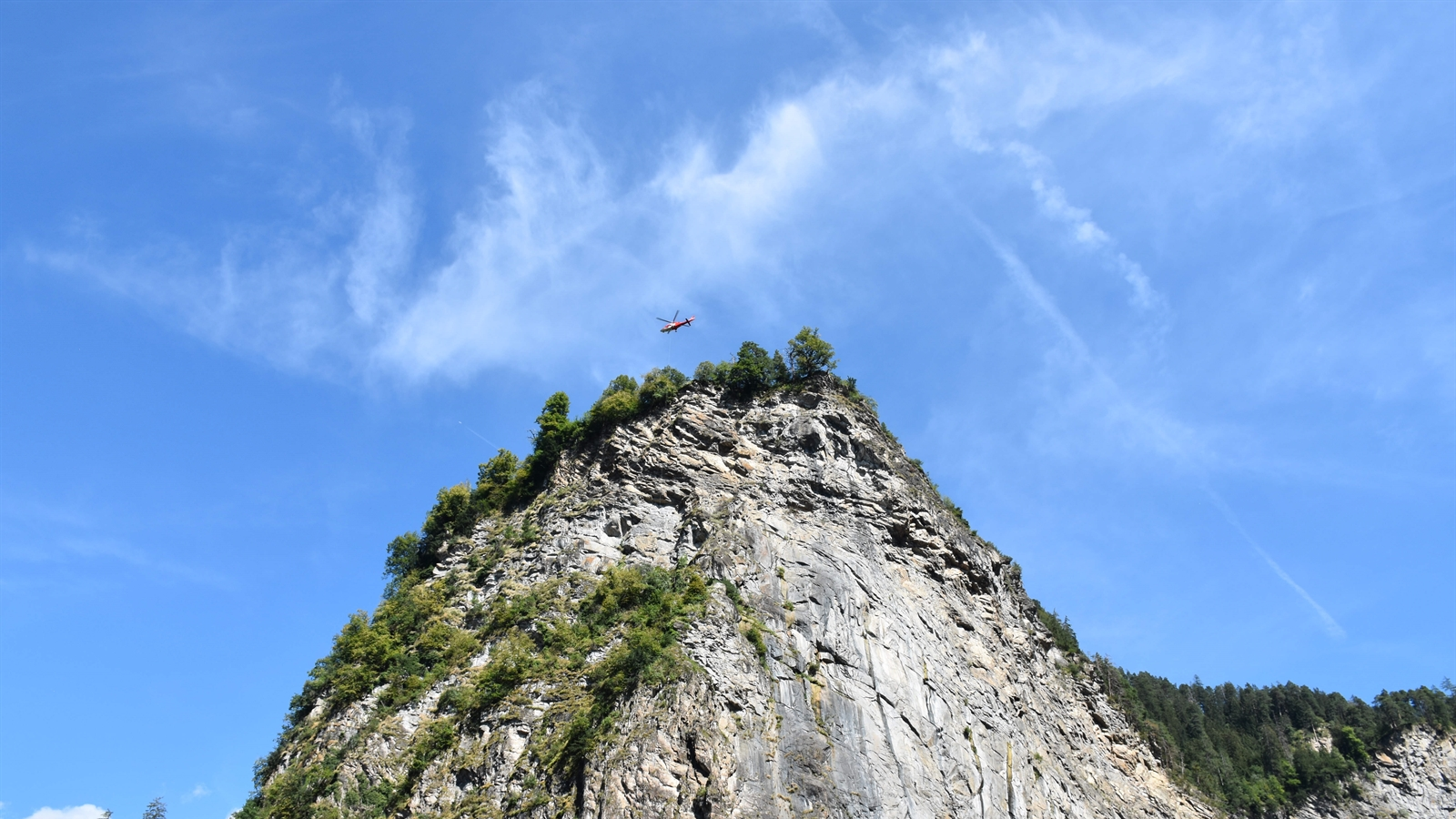 Tödlicher Absturz im Domleschg, © Kantonspolizei Graubünden