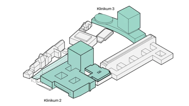 Basler Unispital baut Klinikum 3 vorerst ohne Turm Basler Unispital baut Klinikum 3 vorerst ohne Turm