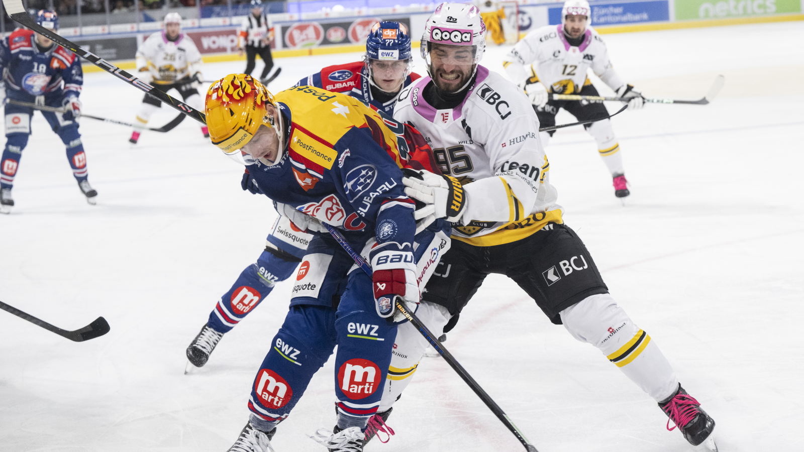 Ajoie verpasst Exploit bei den ZSC Lions knapp, © PostFinance/KEYSTONE/Ennio Leanza