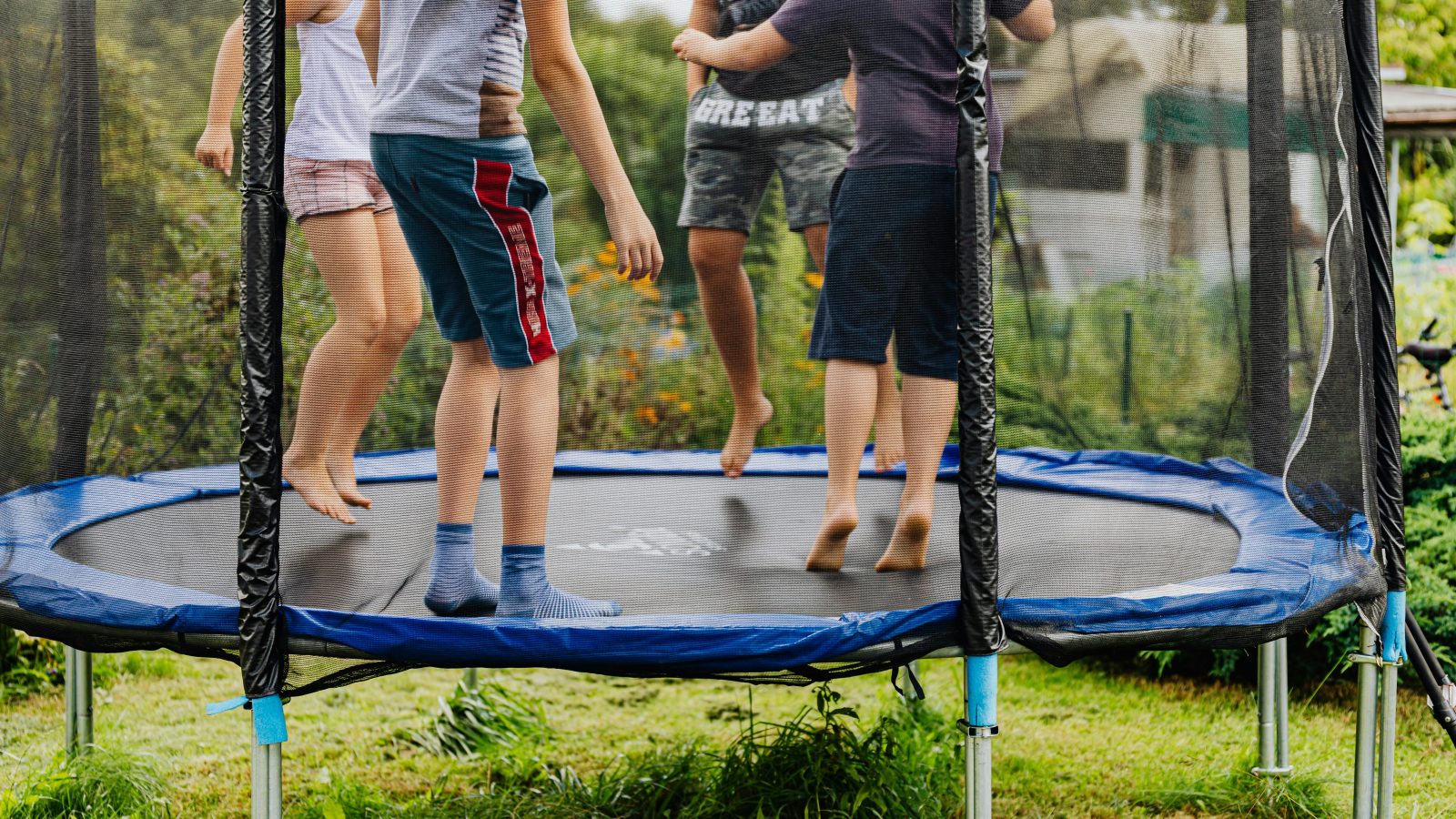 Gartentrampolin Sicherheit BFU Freizeit, © Karolina Grabowska