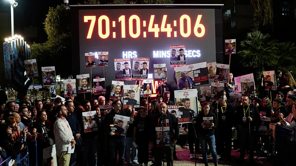 Erneut Demonstrationen in Tel Aviv, © Leo Correa/AP/dpa Erneut Demonstrationen in Tel Aviv, © Leo Correa/AP/dpa