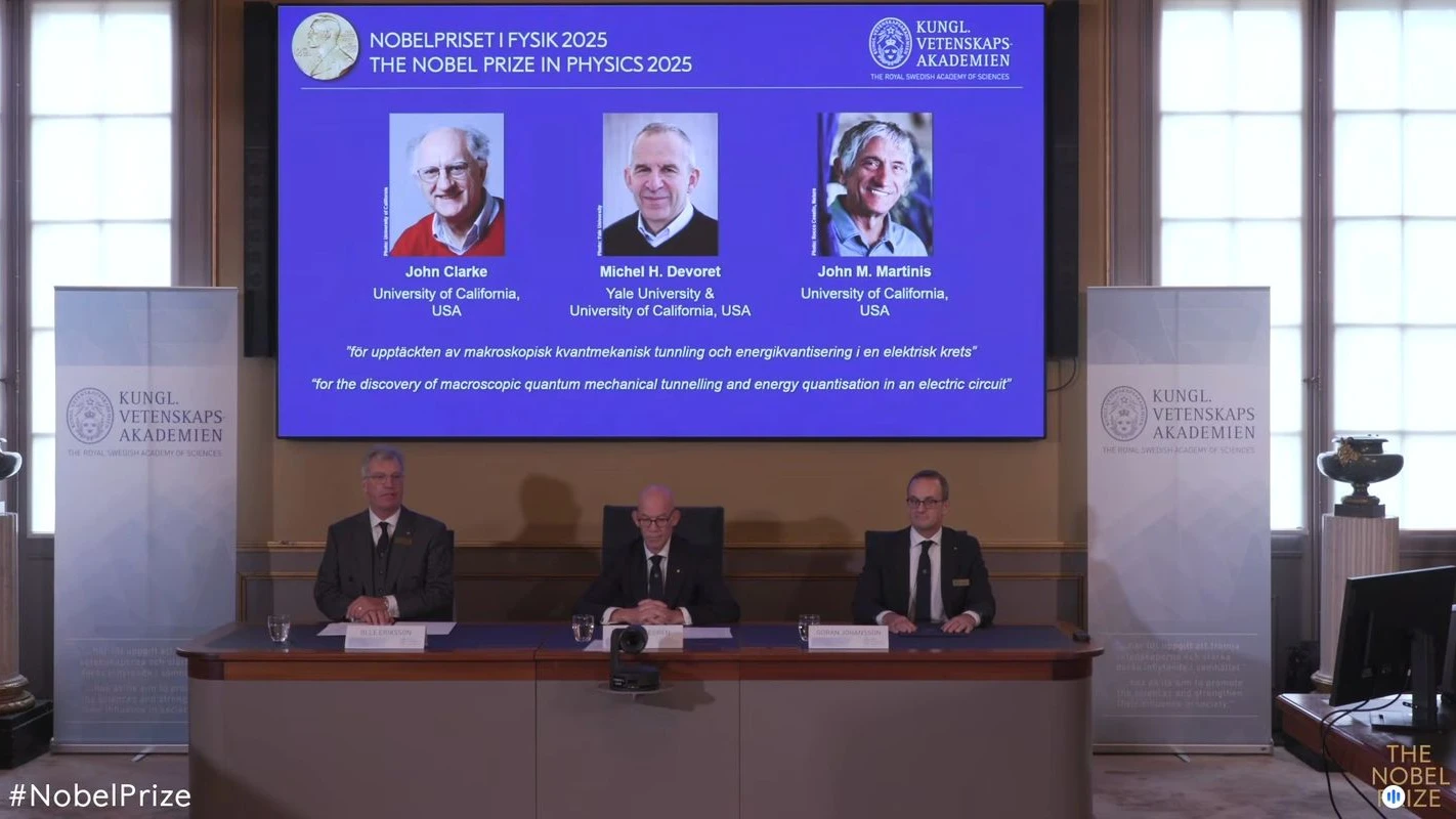 2025 Fizik Nobel Ödülü Kuantum Mekaniği Araştırmalarına Gitti!, © #NobelPrize/Nobel Prize Outreach/dpa 2025 Fizik Nobel Ödülü Kuantum Mekaniği Araştırmalarına Gitti!, © #NobelPrize/Nobel Prize Outreach/dpa