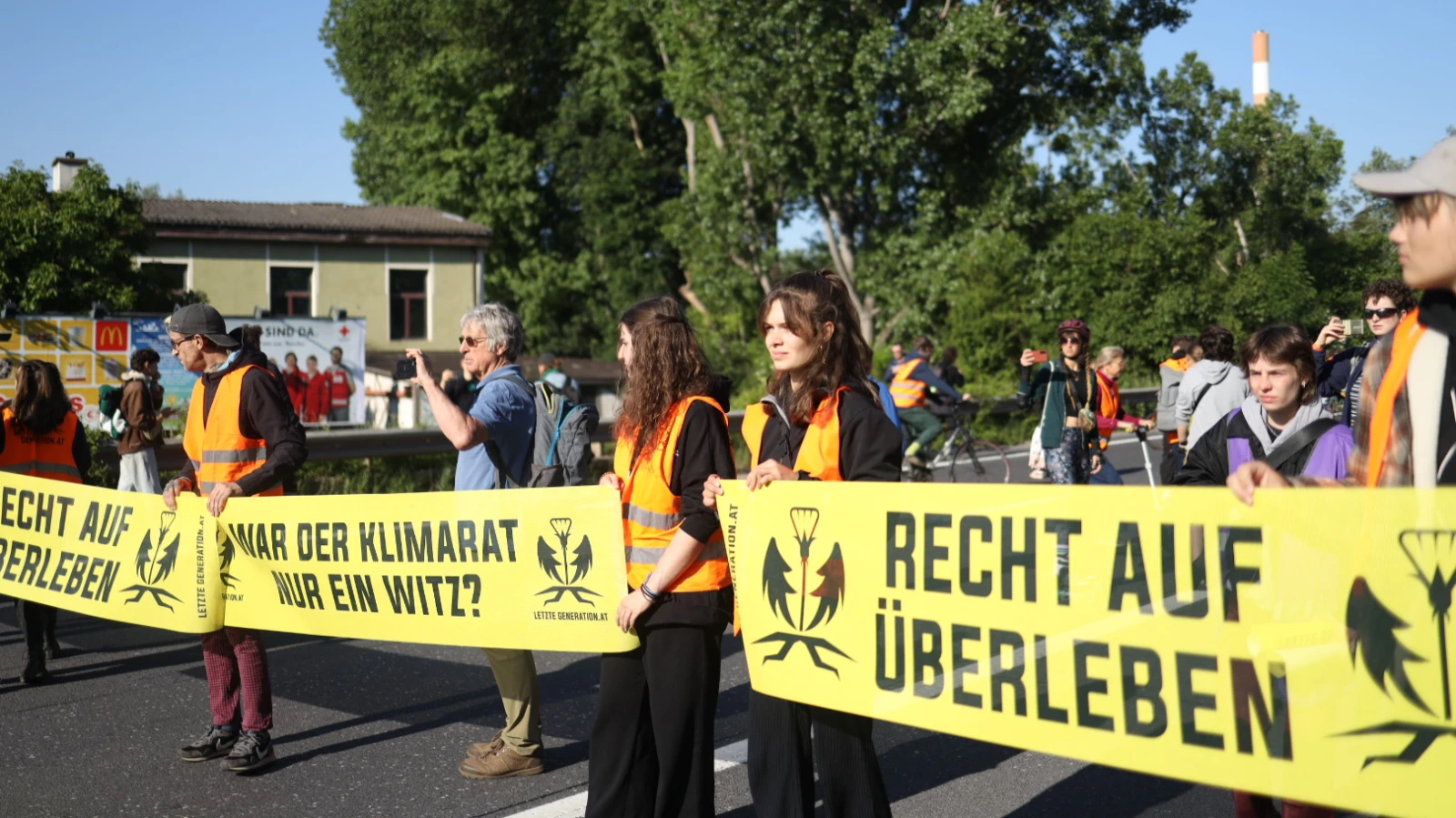 Ermittlungen gegen Vorarlberger Klimaaktivistin, © Keystone/SDA Ermittlungen gegen Vorarlberger Klimaaktivistin, © Keystone/SDA