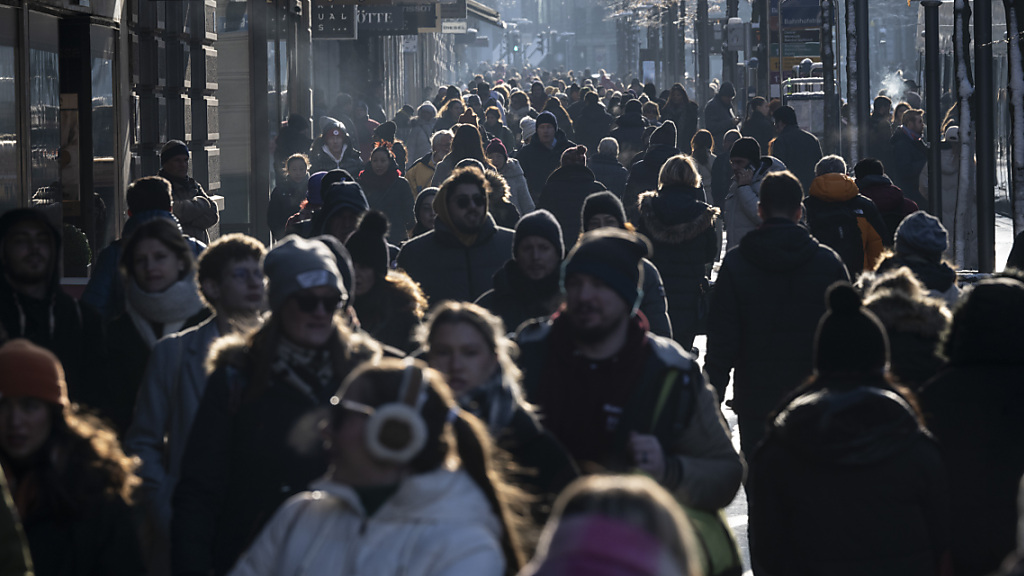 Schweizer Konsumausgaben im Februar über Vorjahresniveau, © Keystone / SDA