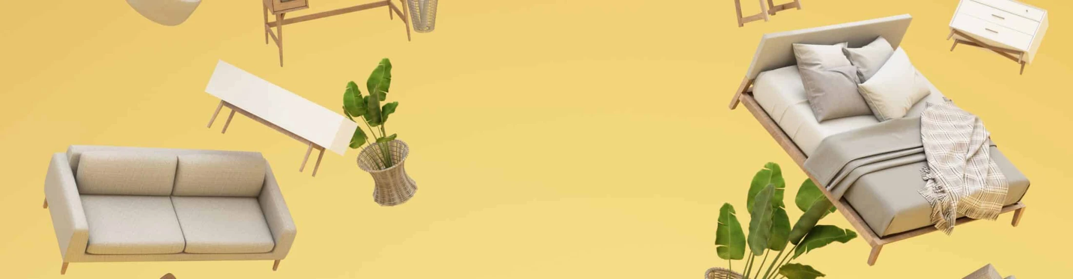 Fliegende Möbel, © Shutterstock Fliegende Möbel, © Shutterstock