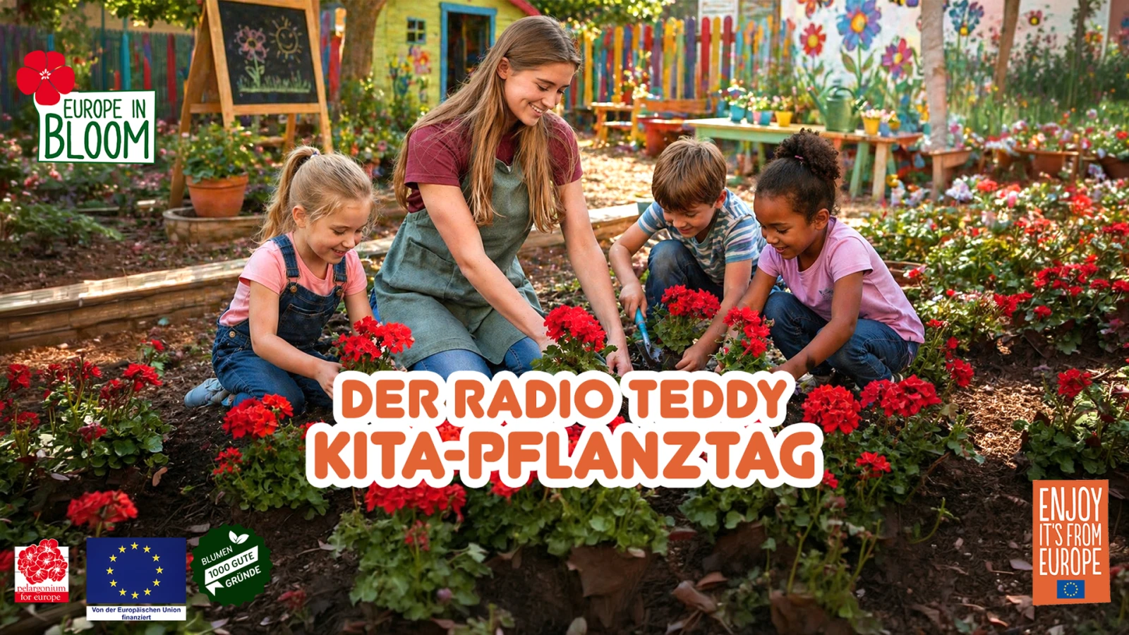 Der Radio TEDDY-Kita-Pflanztag Der Radio TEDDY-Kita-Pflanztag
