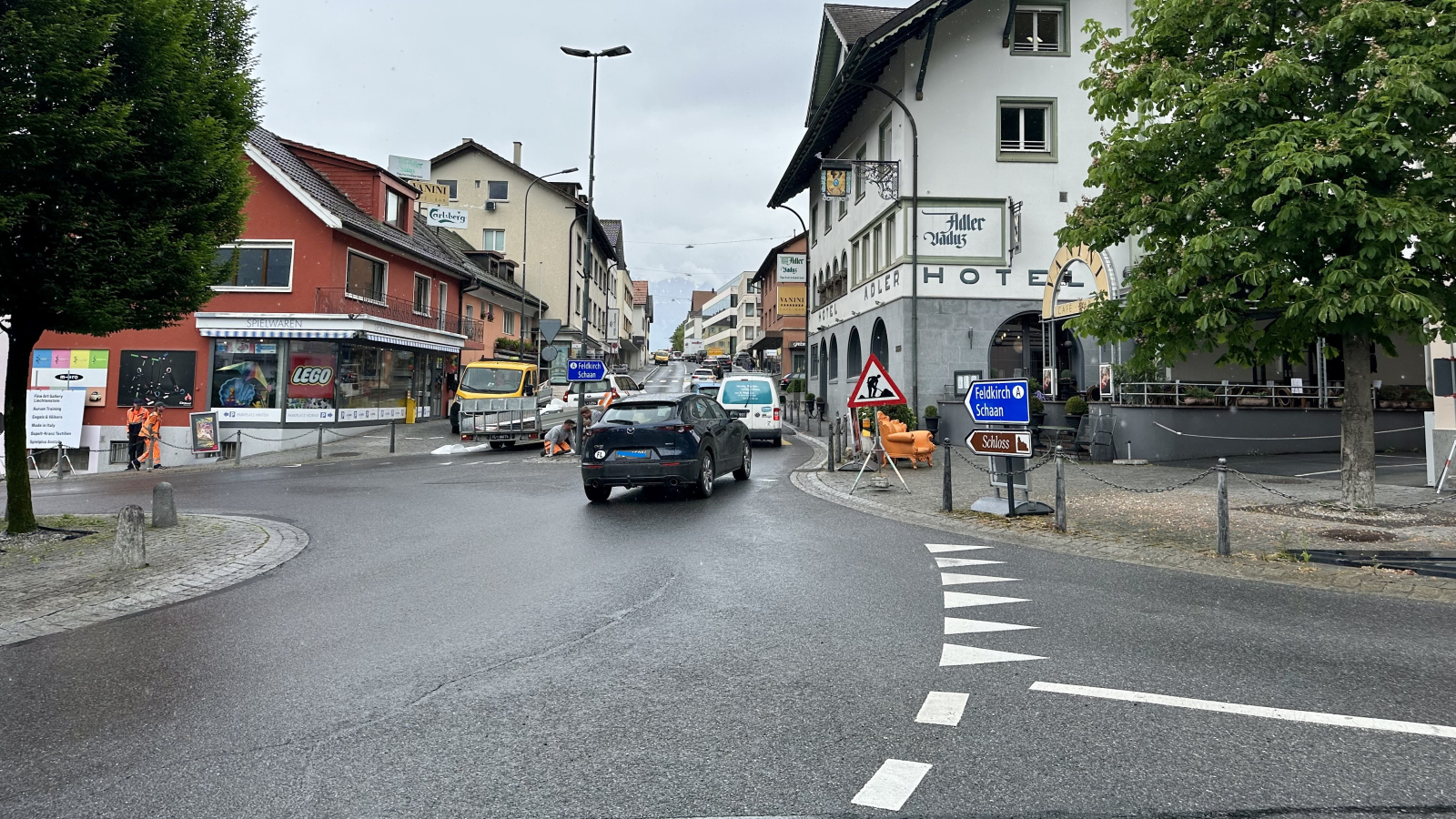 Herrengasse ist ab Mittwoch wieder befahrbar, © Radio Liechtenstein