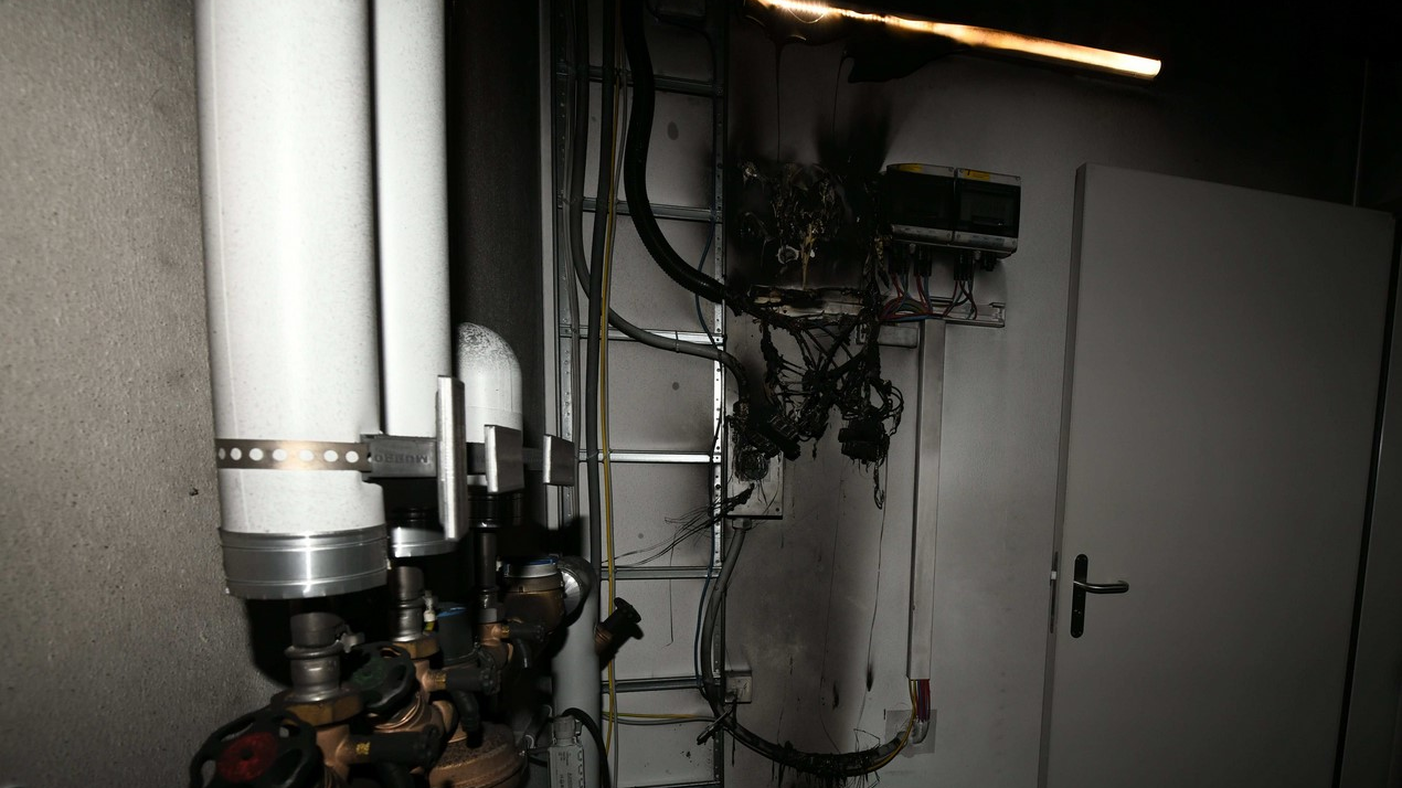 Elektrobrand in Schulhaus in Trogen, © Kantonspolizei Appenzell Ausserrhoden