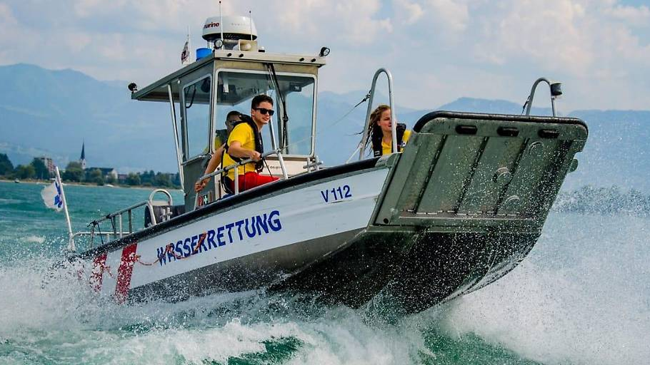 Vermisste Person im Bodensee wird gesucht, © Wasserrettung Vorarlberg / ORF Vorarlberg
