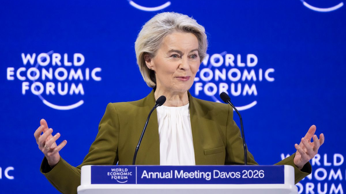 Grönland Gerilimi Davos’a Taşındı: Von der Leyen Trump’ı Uyardı!, © Laurent Gillieron/KEYSTONE/dpa