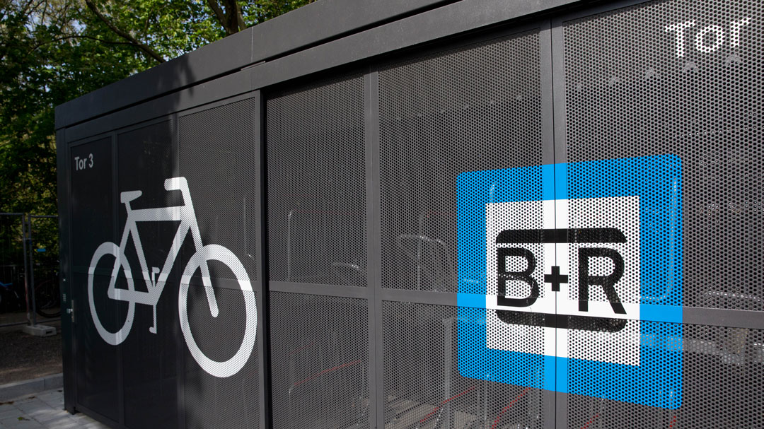 Neue Bike-and-Ride Anlage am Bahnhof Feldkirch und Bludenz, © Christian Charisius/dpa