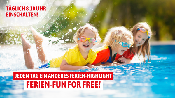 Wir machen eure Sommerferien unvergesslich!