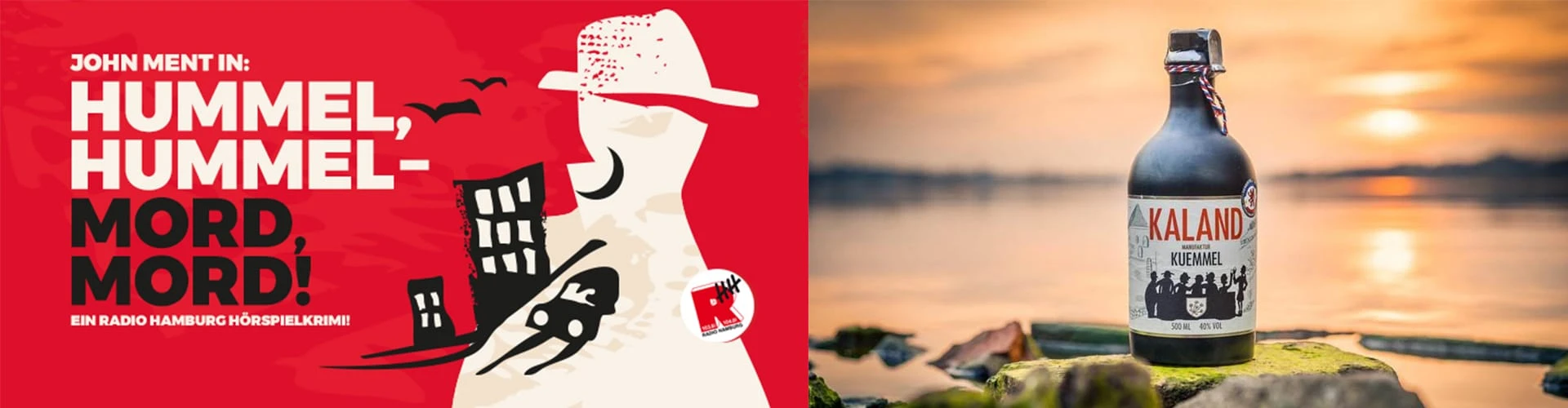 Hummel Hummel Mord Mord Schrift und ein Getränk, © Shutterstock Hummel Hummel Mord Mord Schrift und ein Getränk, © Shutterstock