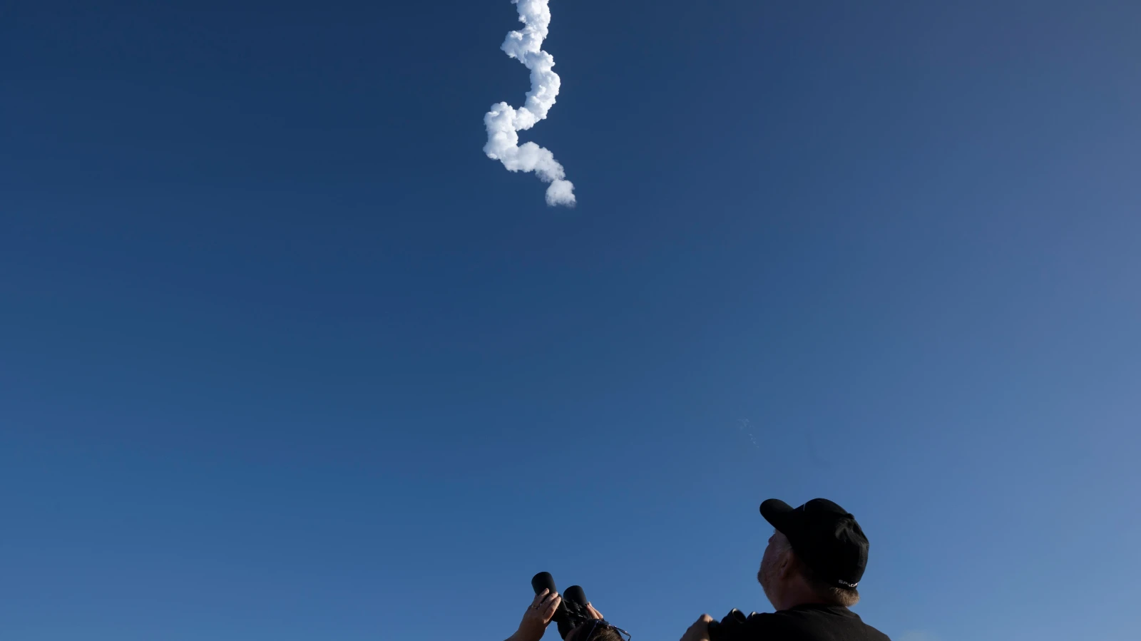 Starship-Rakete explodiert über dem Atlantik, © Keystone / EPA / Michael Gonzalez Starship-Rakete explodiert über dem Atlantik, © Keystone / EPA / Michael Gonzalez