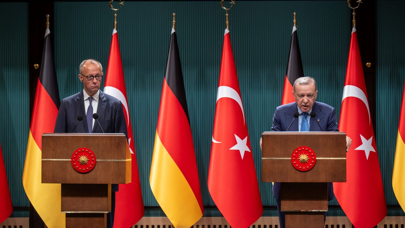 Başbakan Merz Türkiye’de: Gündemde Gazze, Ukrayna ve AB Üyeliği!, © Michael Kappeler/dpa