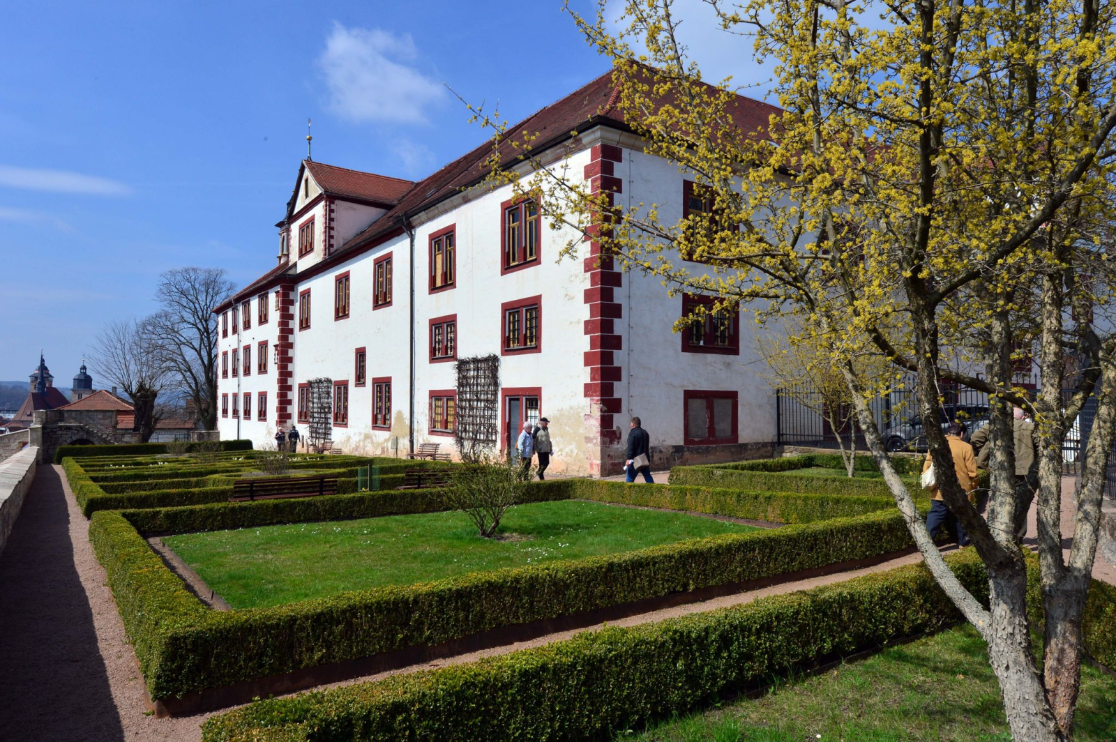 Das Schloss Wilhelmsburg.