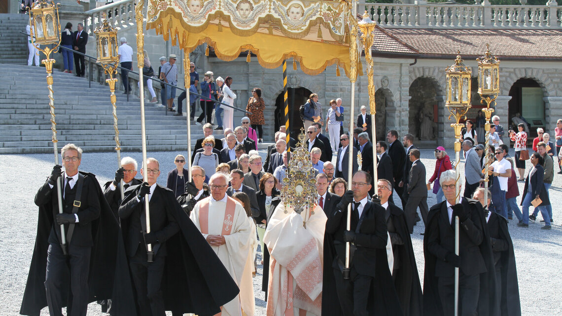 Brauchtum Kirche Fronleichnm Kloster Einsiedeln, © Kloster Einsiedeln