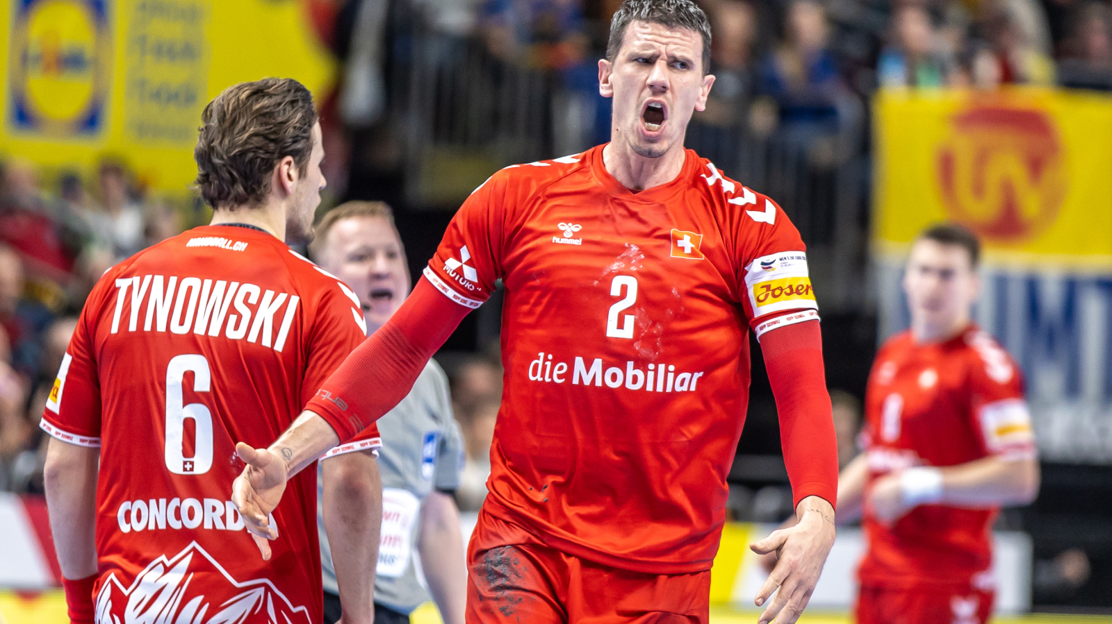 Schweizer Handballer Andy Schmid tritt zurück, © Keystone- SDA/ ANDREAS GORA