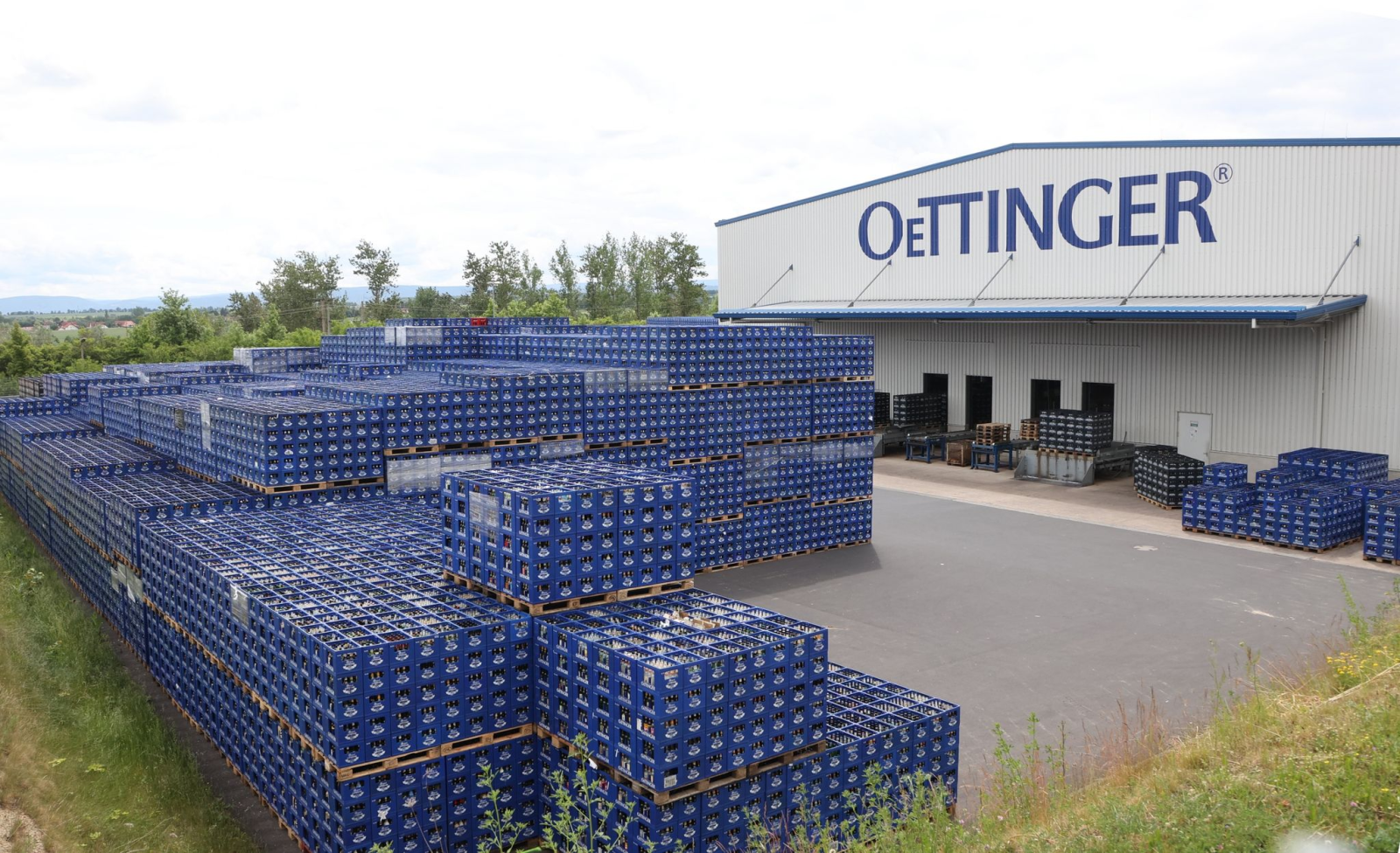 Der Standort der Oettinger Brauerei in Gotha.