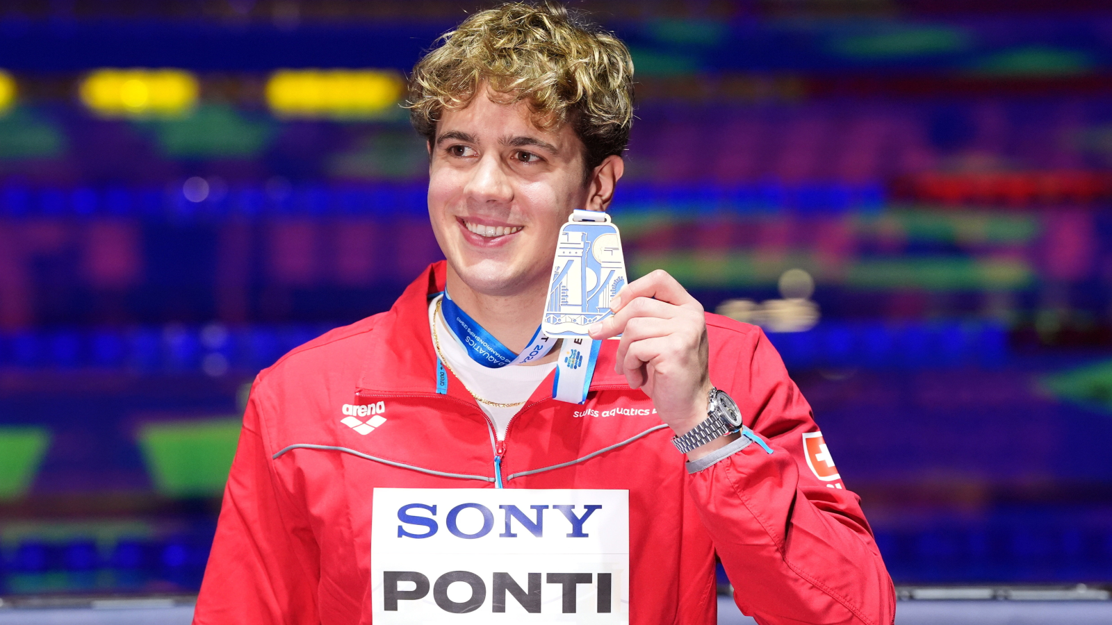 Noè Ponti erster Schweizer Schwimm-Weltmeister, © Keystone/SDA