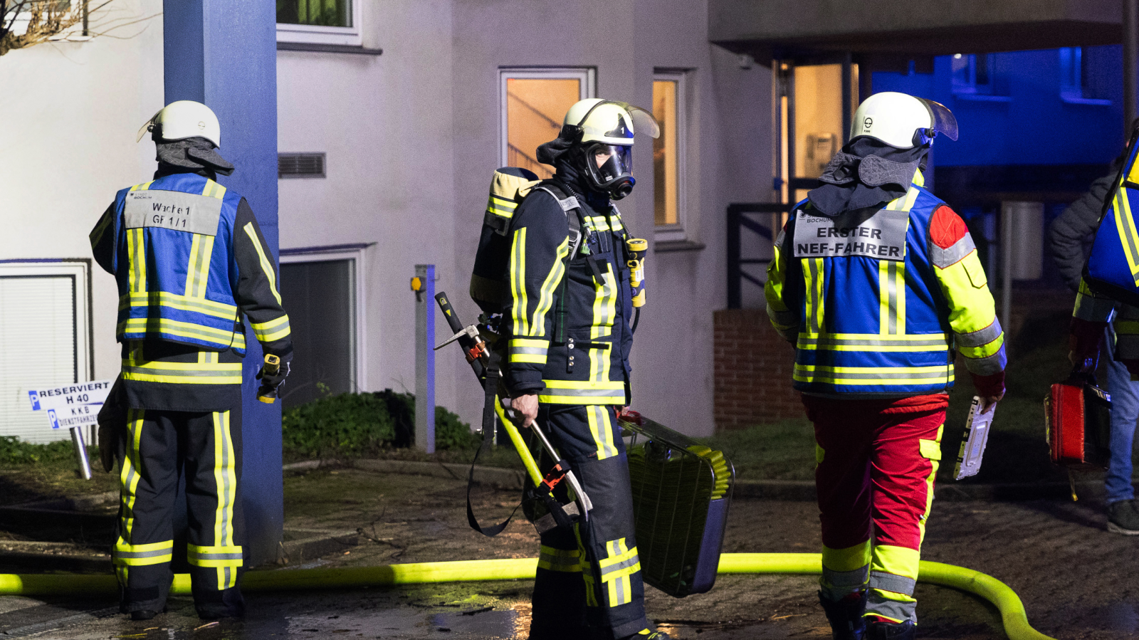  Wattenscheid'te Martin Luther Hastanesi'nde Yangın, © dpa