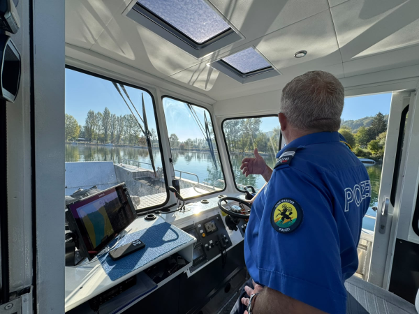 Neues Polizeiboot seit über einem Jahr im Einsatz