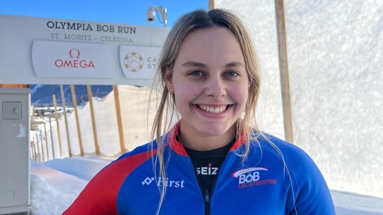 Angelina Beck startete im Monobob in St. Moritz, © Liechtensteiner Bobverband Angelina Beck startete im Monobob in St. Moritz, © Liechtensteiner Bobverband