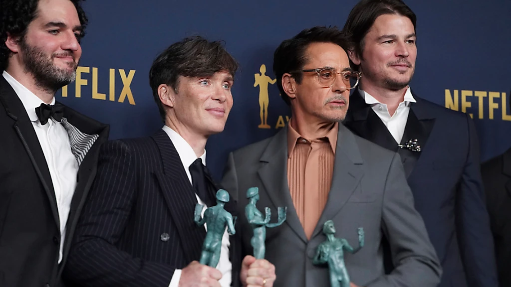 Oppenheimer räumt bei Hollywoods Schauspiel-Preisen ab, © Heystone / SDA Oppenheimer räumt bei Hollywoods Schauspiel-Preisen ab, © Heystone / SDA