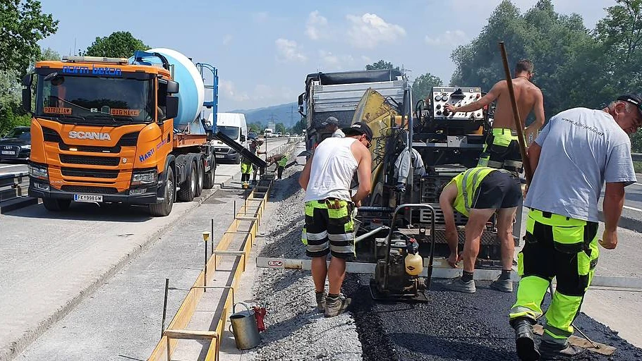 Sanierung der A14 schreitet voran, © ASFINAG Sanierung der A14 schreitet voran, © ASFINAG