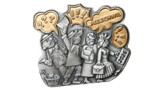 Sie glänzen, laufen davon oder stehen still, © Fasnachtskomitee Allschwil