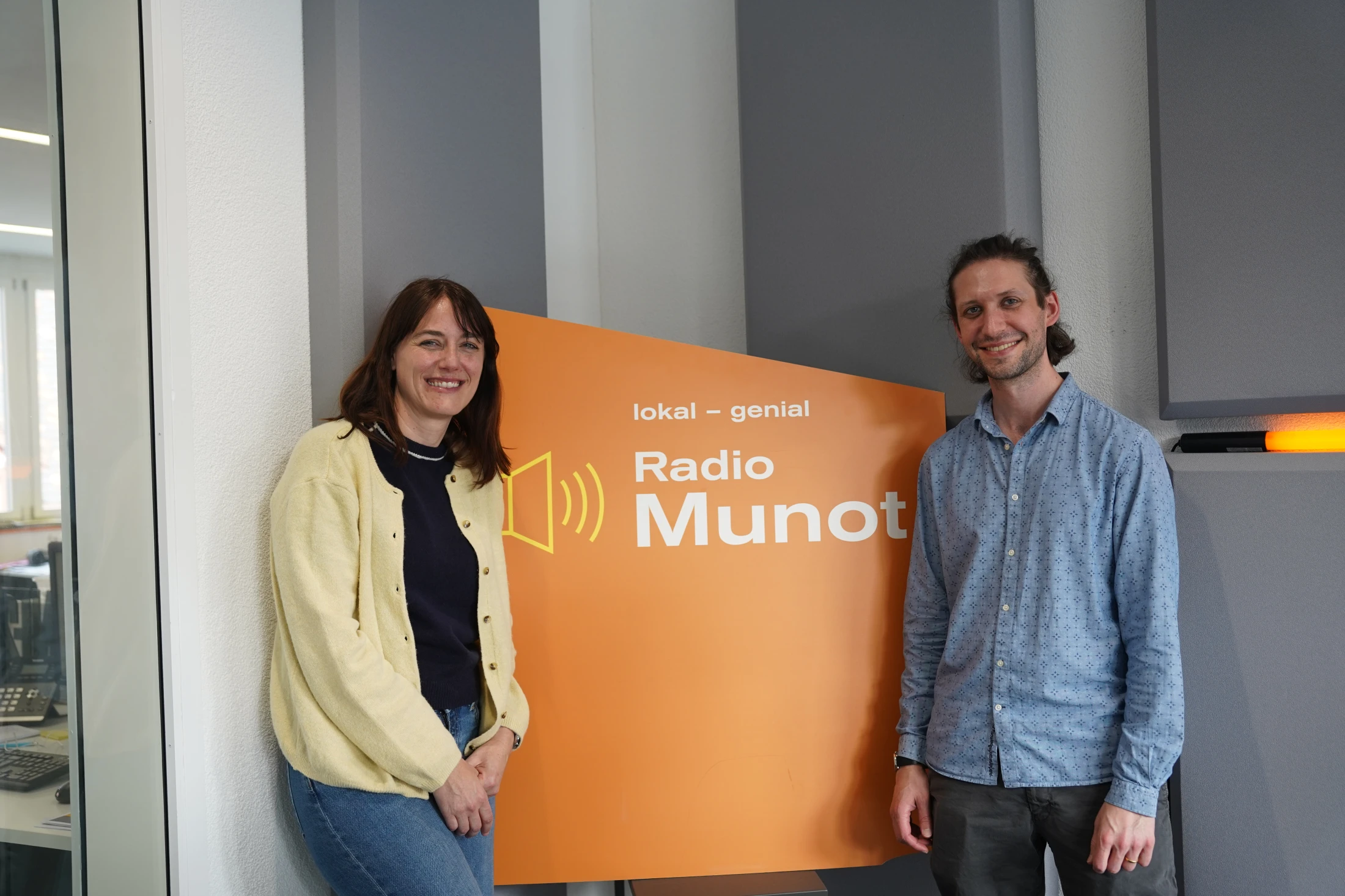 Lorena Toluzzi und Joscha Schraff vom Vorstand des Schaffhauser Jazz-Festival, © Radio Munot Lorena Toluzzi und Joscha Schraff vom Vorstand des Schaffhauser Jazz-Festival, © Radio Munot