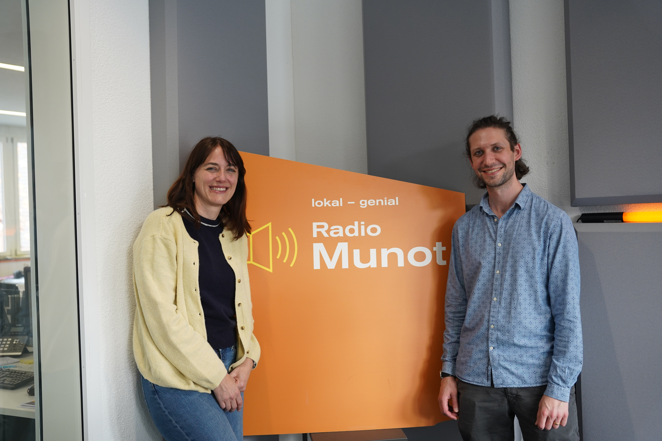 Lorena Toluzzi und Joscha Schraff vom Vorstand des Schaffhauser Jazz-Festival, © Radio Munot