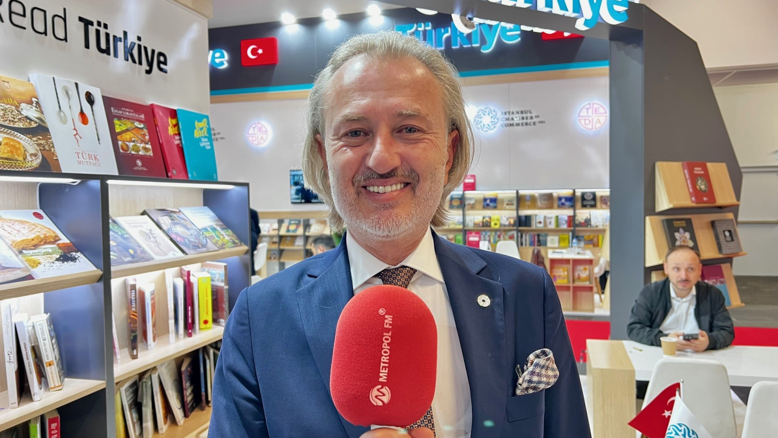 İstanbul Ticaret Odası yönetim kurulu üyesi ve aynı zamanda YAYFED (Yayıncı Meslek Birlikleri Federasyonu) Başkanı Münir Üstün, © m.hastuerk